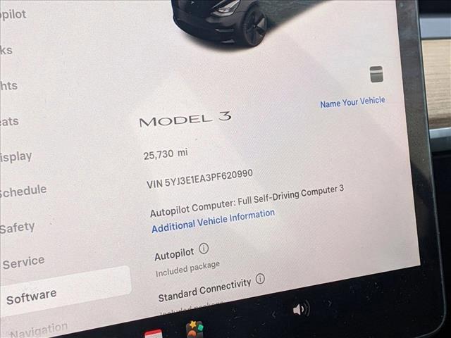 used 2023 Tesla Model 3 car, priced at $25,220