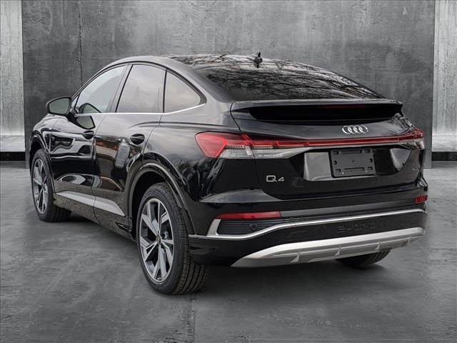 new 2025 Audi Q4 e-tron Sportback car, priced at $64,230