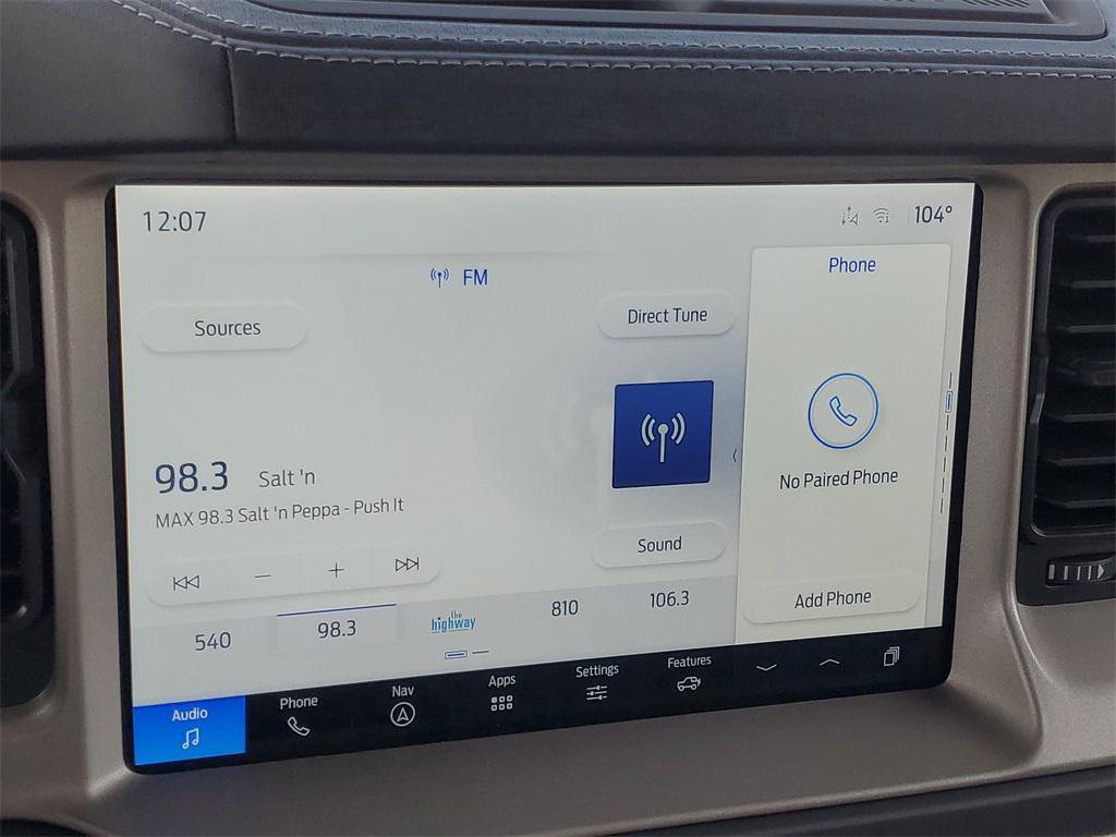 new 2025 Ford Bronco car, priced at $49,156