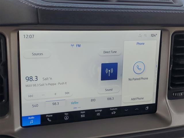 new 2025 Ford Bronco car, priced at $50,296
