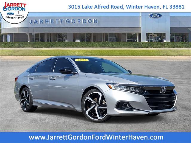 used 2021 Honda Accord car, priced at $20,995