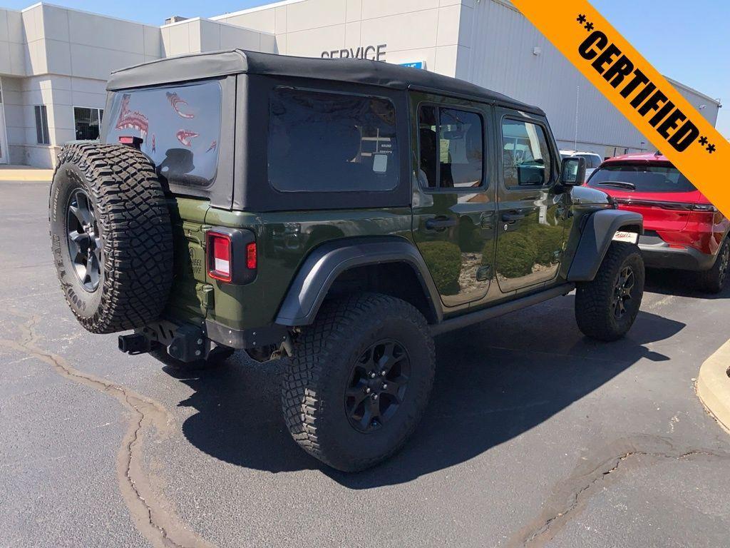used 2021 Jeep Wrangler Unlimited car, priced at $31,999