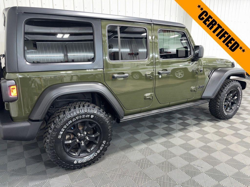 used 2021 Jeep Wrangler Unlimited car, priced at $32,486