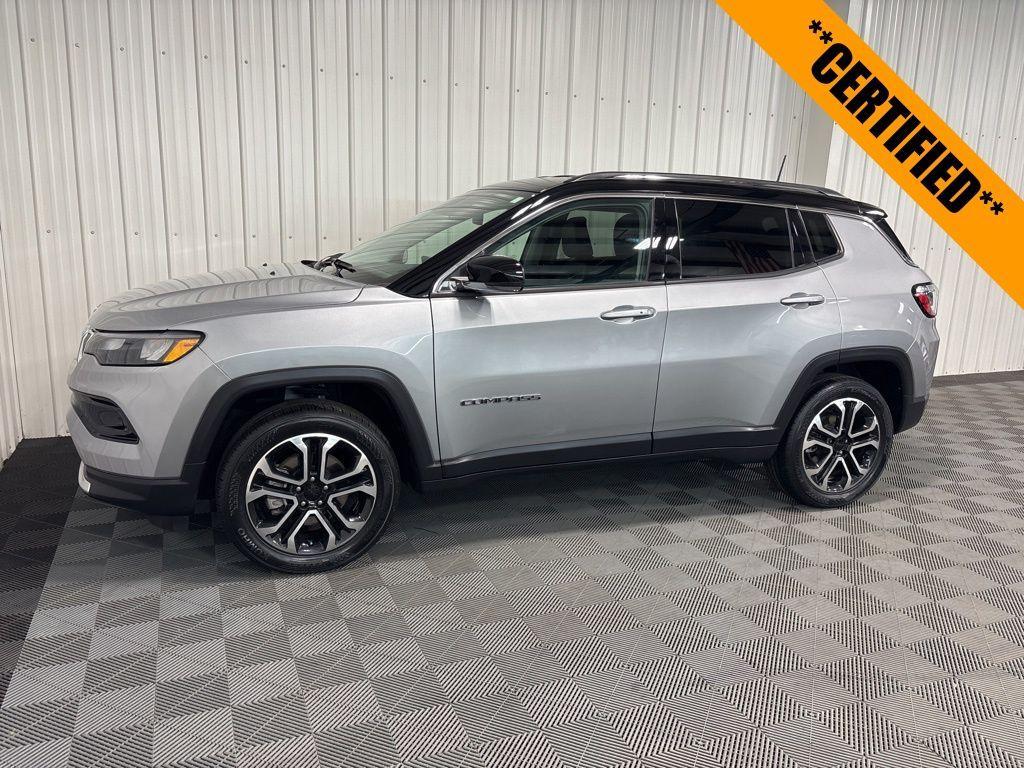 used 2022 Jeep Compass car, priced at $23,999