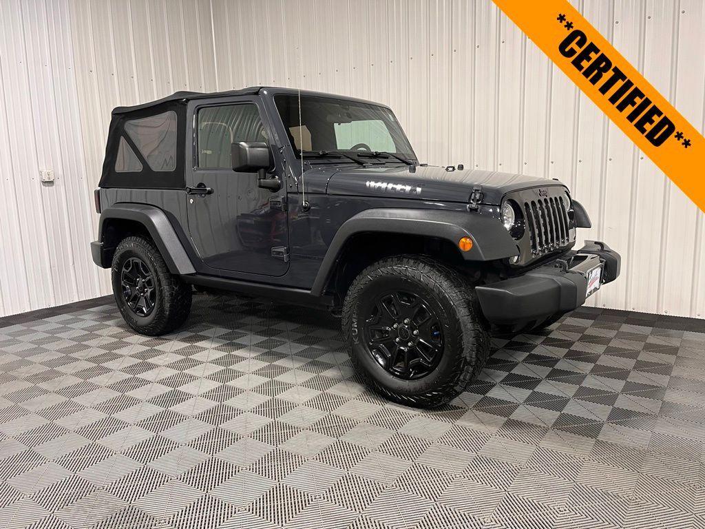 used 2017 Jeep Wrangler car, priced at $20,587