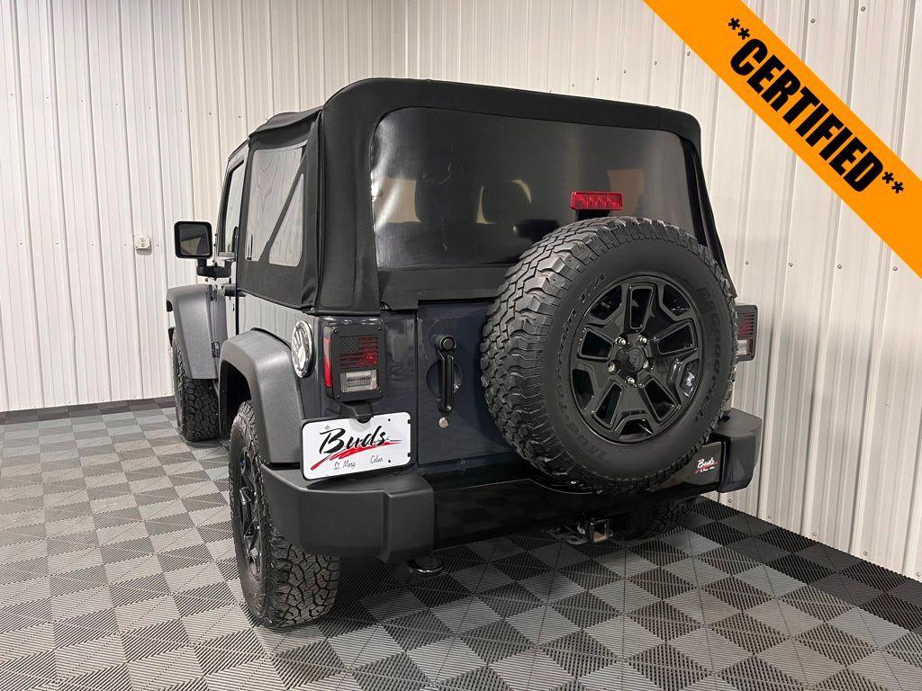 used 2017 Jeep Wrangler car, priced at $20,587