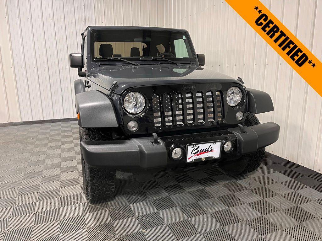 used 2017 Jeep Wrangler car, priced at $20,587