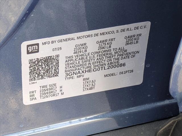 new 2026 Chevrolet Equinox car, priced at $26,495