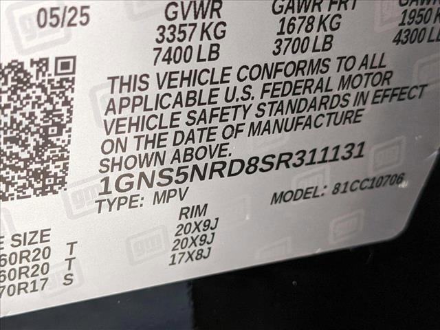 new 2025 Chevrolet Tahoe car, priced at $69,380