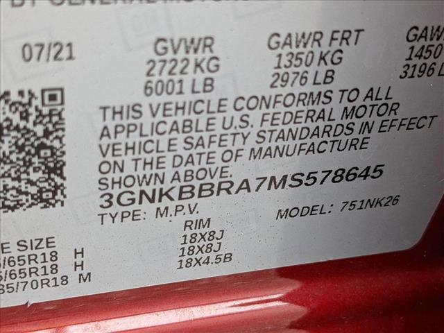 used 2021 Chevrolet Blazer car, priced at $18,533