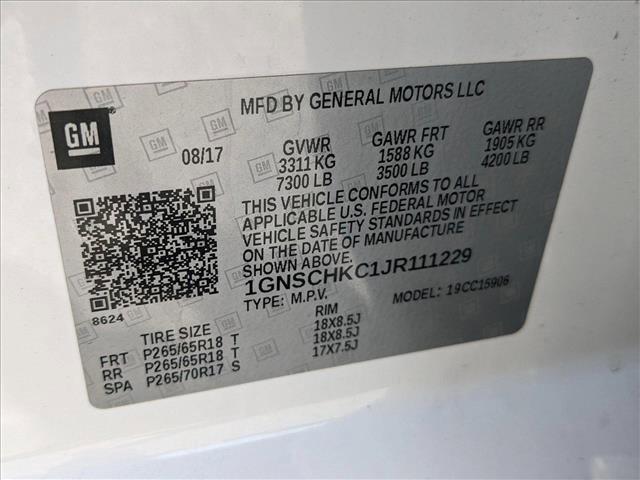 used 2018 Chevrolet Suburban car, priced at $19,998