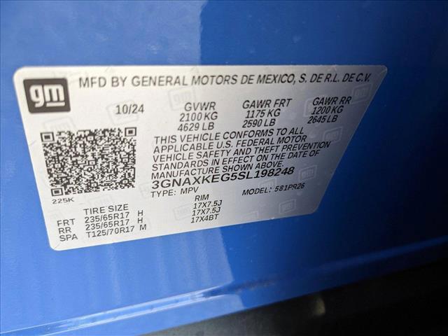 new 2025 Chevrolet Equinox car, priced at $31,380