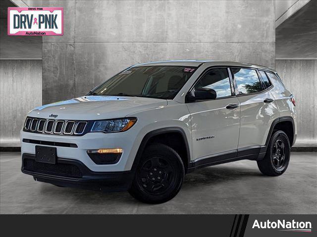 used 2021 Jeep Compass car, priced at $17,495