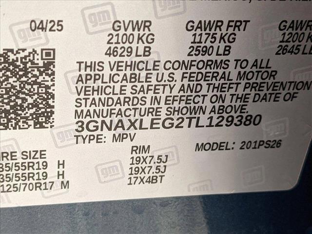new 2026 Chevrolet Equinox car, priced at $34,395