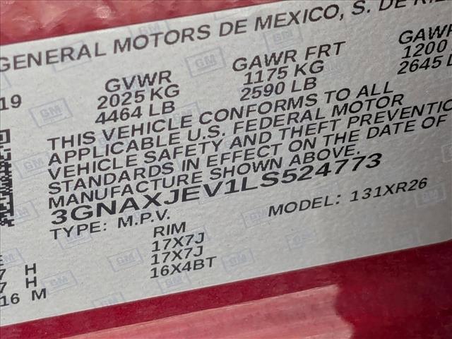 used 2020 Chevrolet Equinox car, priced at $13,697