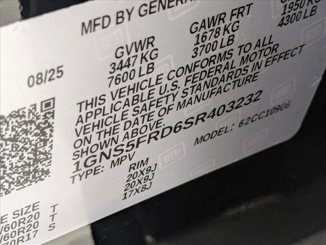 new 2025 Chevrolet Suburban car, priced at $73,695