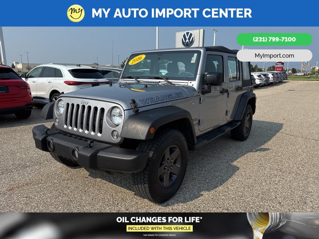 used 2016 Jeep Wrangler Unlimited car, priced at $18,952