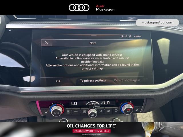 new 2024 Audi Q3 car, priced at $45,926