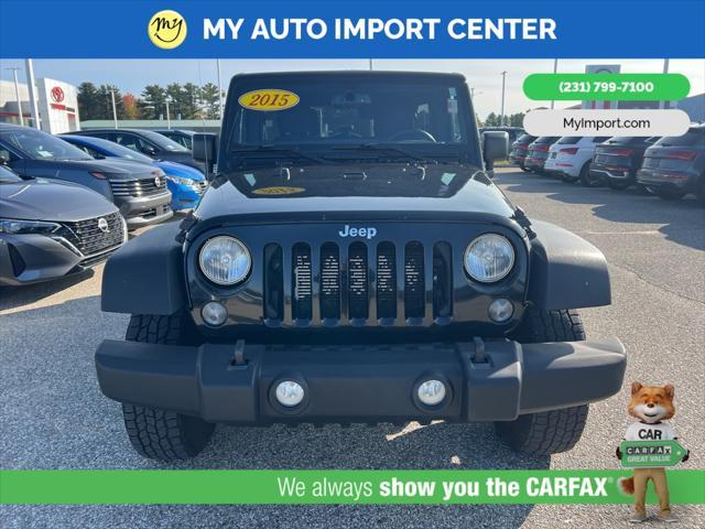 used 2015 Jeep Wrangler Unlimited car, priced at $12,931