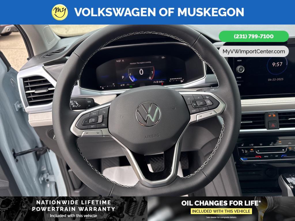 new 2025 Volkswagen Taos car, priced at $33,376