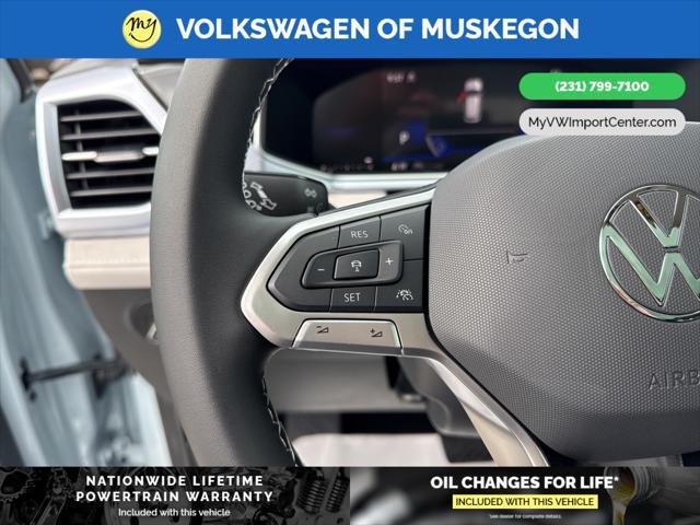 new 2025 Volkswagen Taos car, priced at $33,376