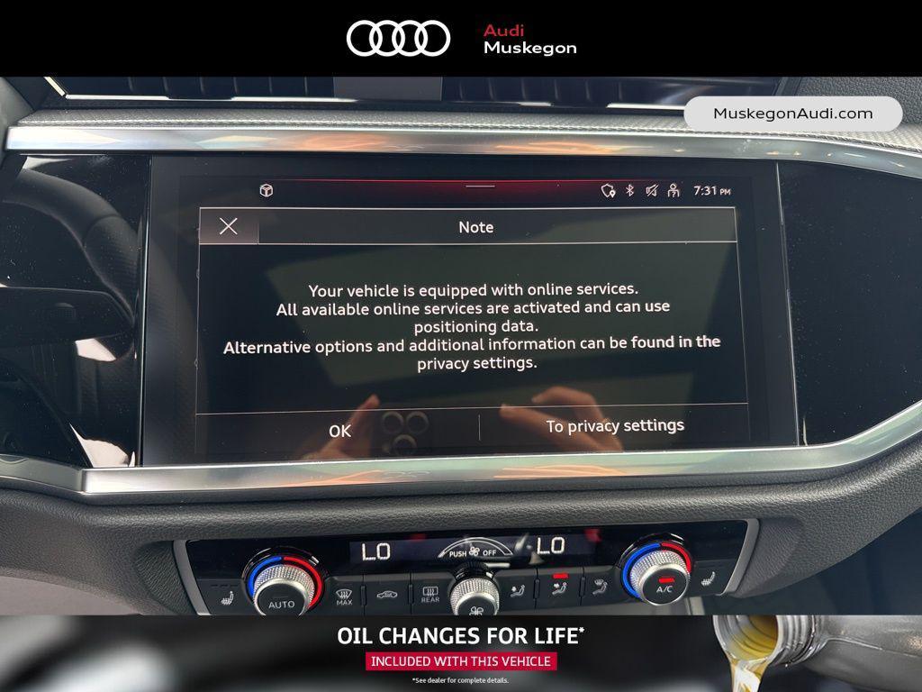 new 2025 Audi Q3 car, priced at $45,285