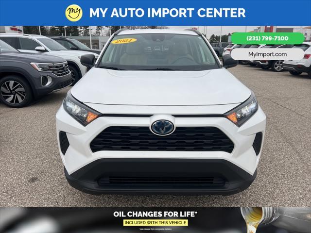 used 2021 Toyota RAV4 Hybrid car, priced at $24,398