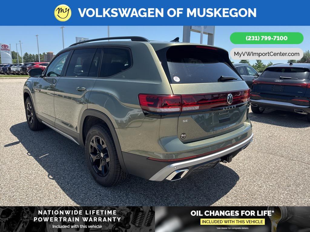 new 2025 Volkswagen Atlas car, priced at $45,400
