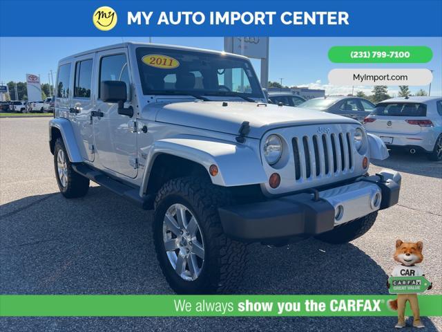 used 2011 Jeep Wrangler Unlimited car, priced at $13,242