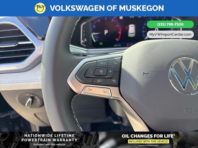 new 2025 Volkswagen Taos car, priced at $36,121