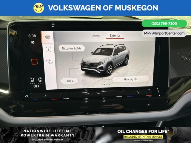 new 2025 Volkswagen Atlas car, priced at $46,854