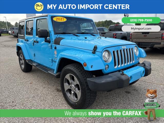 used 2017 Jeep Wrangler Unlimited car, priced at $17,688