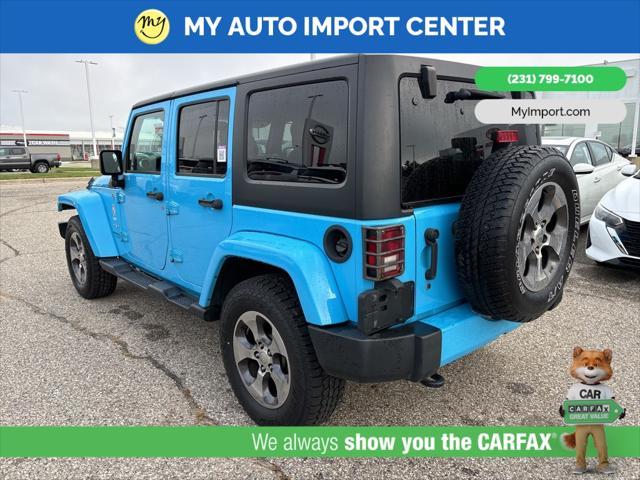 used 2017 Jeep Wrangler Unlimited car, priced at $18,051