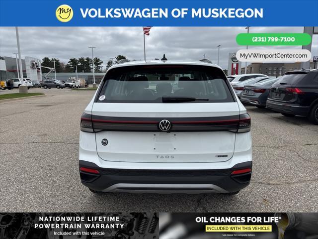 new 2025 Volkswagen Taos car, priced at $27,821