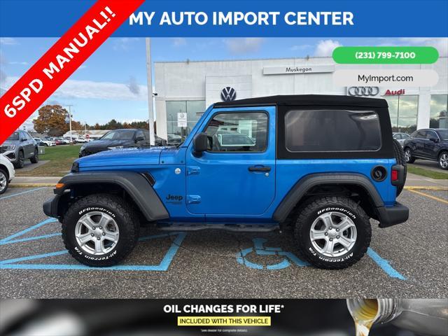 used 2021 Jeep Wrangler car, priced at $25,852