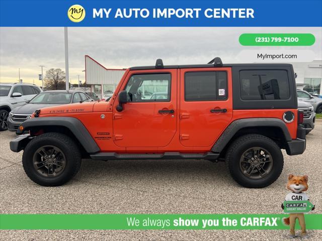 used 2015 Jeep Wrangler Unlimited car, priced at $14,948