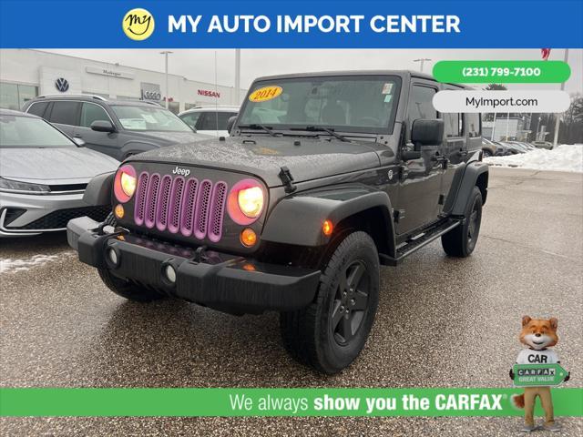 used 2014 Jeep Wrangler Unlimited car, priced at $14,611