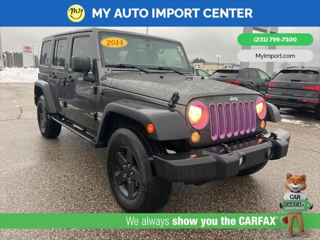 used 2014 Jeep Wrangler Unlimited car, priced at $14,611