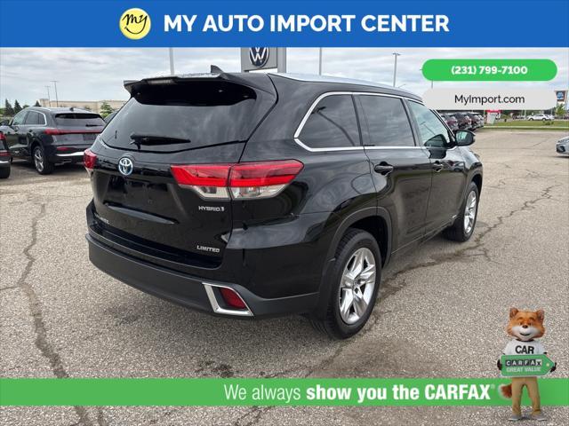 used 2017 Toyota Highlander Hybrid car, priced at $17,281