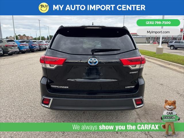 used 2017 Toyota Highlander Hybrid car, priced at $17,281