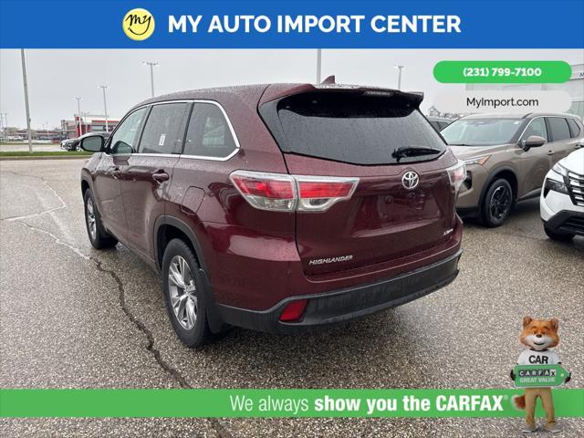 used 2015 Toyota Highlander car, priced at $19,881