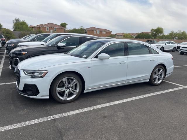 new 2025 Audi A8 car, priced at $98,520