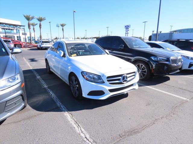 used 2018 Mercedes-Benz C-Class car, priced at $18,990