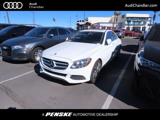 used 2018 Mercedes-Benz C-Class car, priced at $18,990