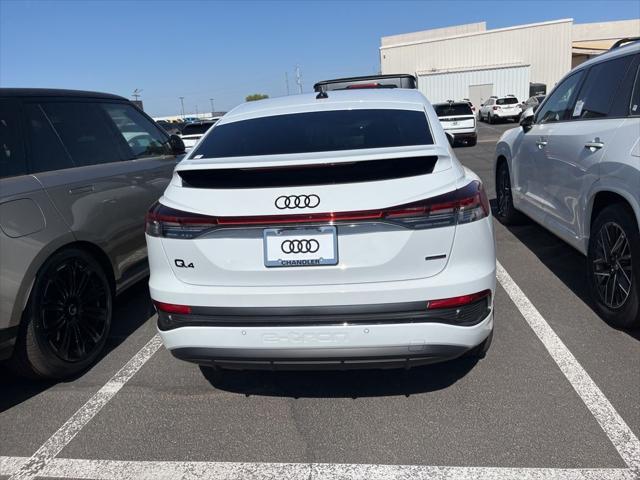 new 2025 Audi Q4 e-tron Sportback car, priced at $65,585
