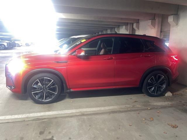 used 2025 INFINITI QX50 car, priced at $39,500