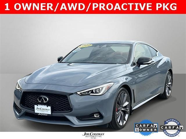 used 2022 INFINITI Q60 car, priced at $44,500