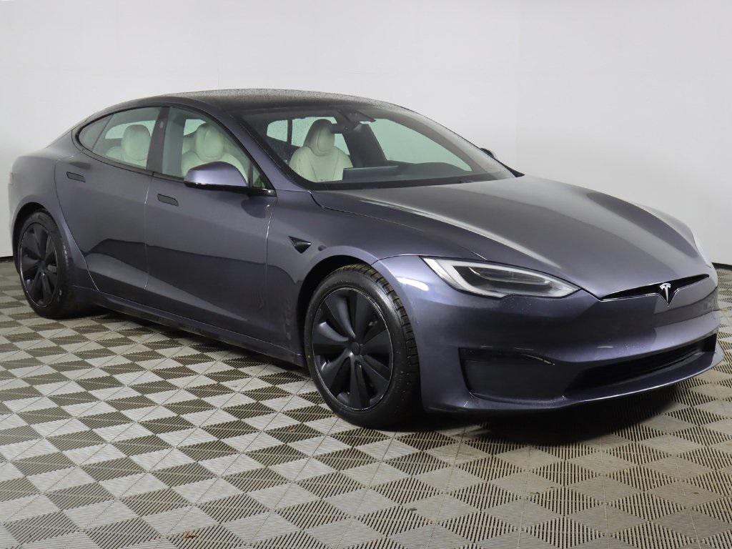 used 2021 Tesla Model S car, priced at $49,839