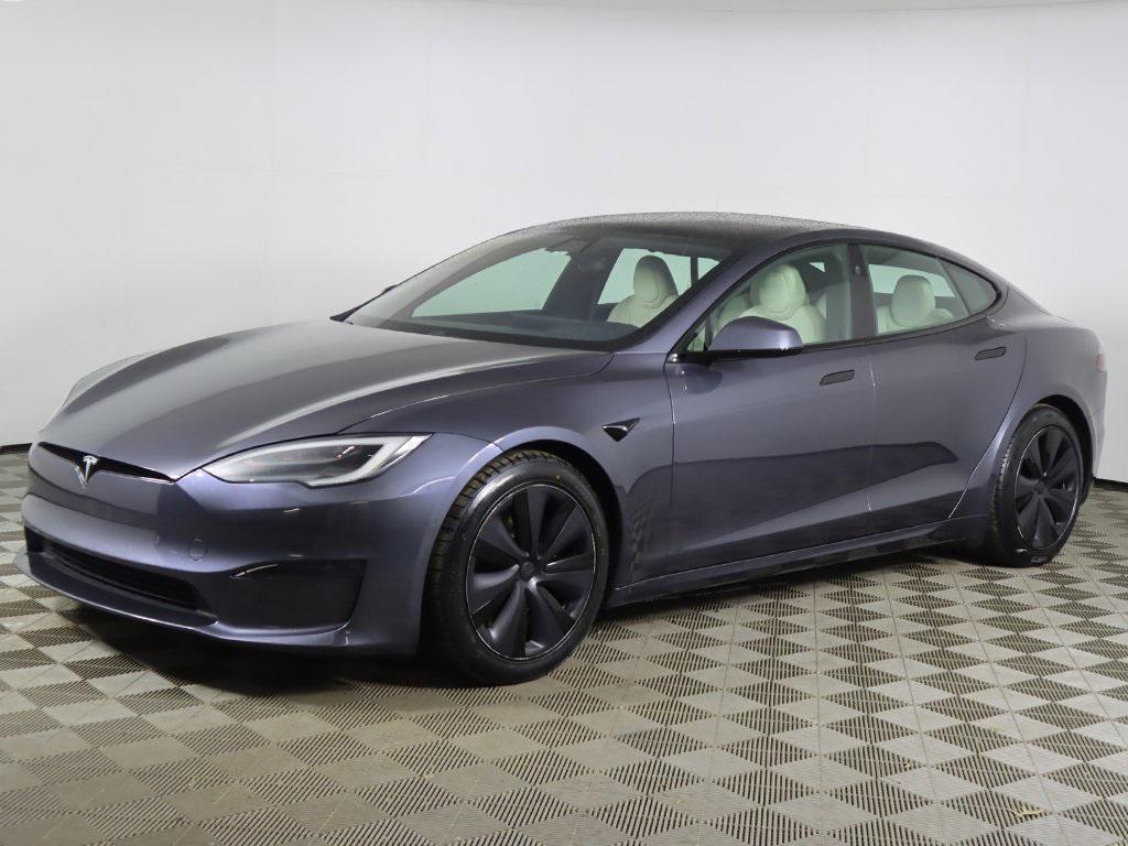 used 2021 Tesla Model S car, priced at $49,839