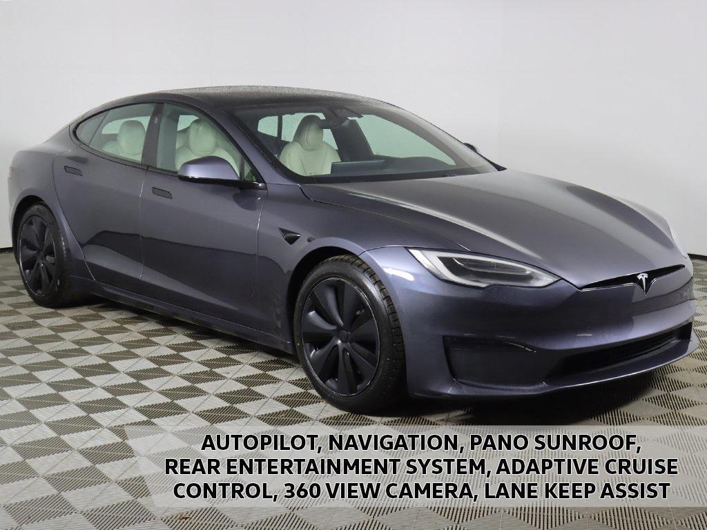 used 2021 Tesla Model S car, priced at $49,839